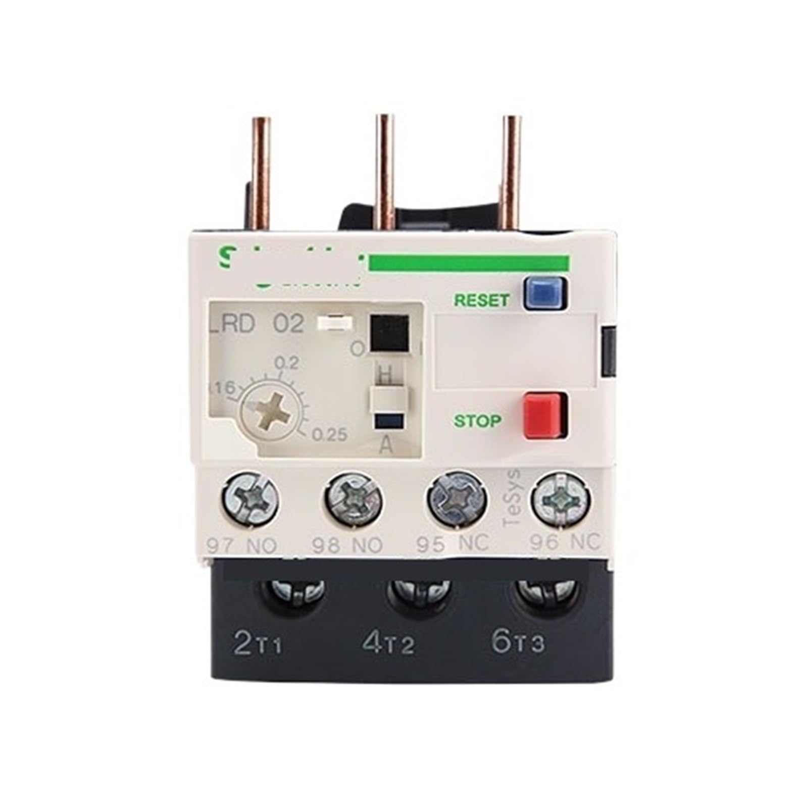 Relais thermique LRD10C et contacteur moteur triphasé LRD35C 0.16A 0.25A