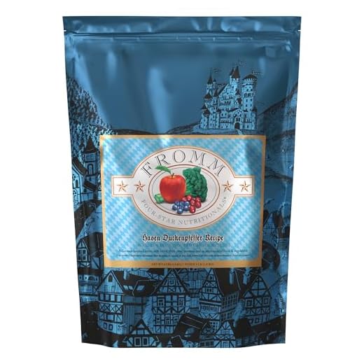 Fromm Four-Star Nutritionals Hasen Duckenpfeffer Dog Food - Premium Dry Dog Food - Rabbit Recipe - 4 lb