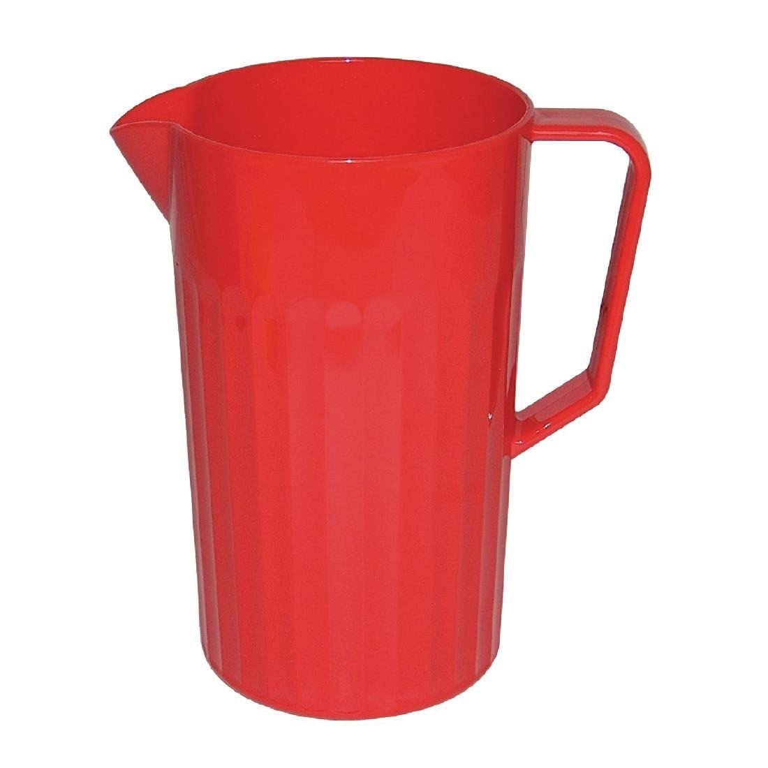Kristallon CE281 Polycarbonate Jug, Red, 1.4 Litres - Image 2