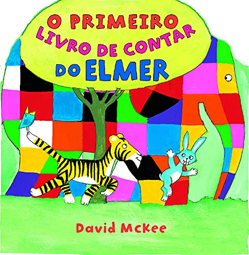 O Primeiro Livro de Contar do Elmer [Portuguese] 9898775610 Book Cover