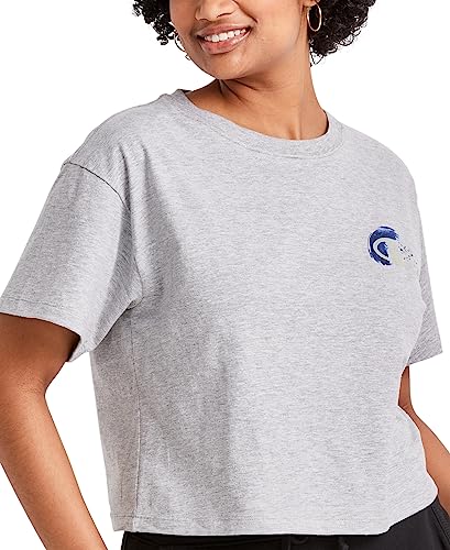 T-shirt court Champion femme pour sublimer les silhouettes taille haute