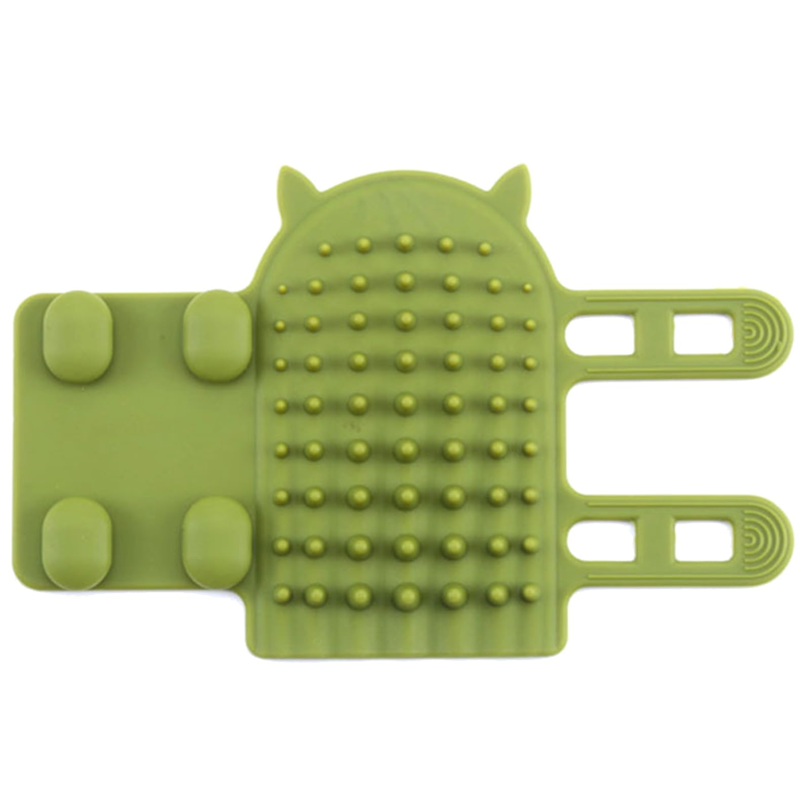 LOXGO Self Groomers Soft Cats Wall Corner Massager Comb Brush Rubs The Face with A Tickling Comb Grooming Supply Self Groomers for Indoor Self Groomers Brush for Scratching Post Self