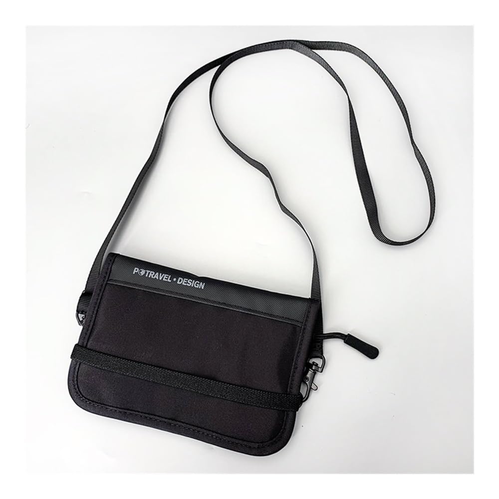 Cartera de viaje impermeable para pasaporte, multifuncional, pequeña, para tarjetas de crédito, bolsa de almacenamiento portátil para documentos, Green, Talla única