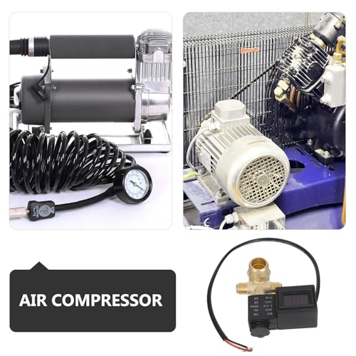 Válvula solenoide de cobre de alta precisión para compresor de aire 4