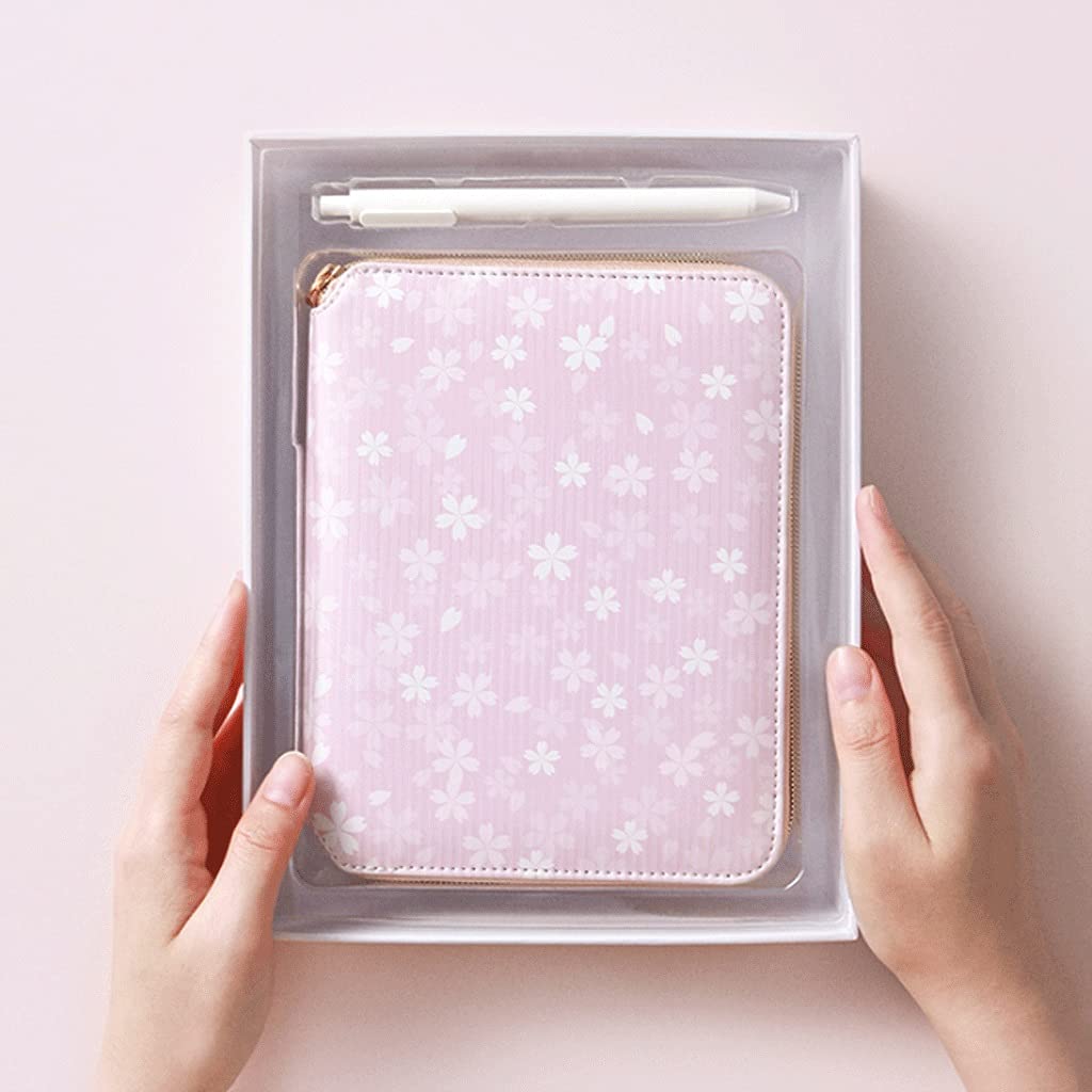 Quaderni Taccuini ricaricabili per riviste da lavoro con cerniera Blocco note portatile griglia orizzontale notebook per regalo di compleanno con scatola regalo Carta (Color : Tt)