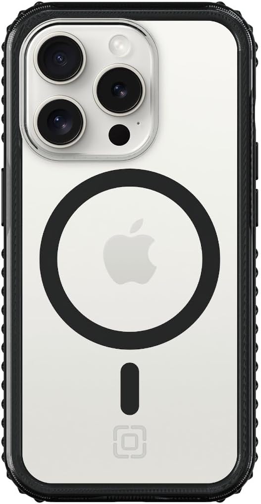 Incipio Grip for MagSafe iPhone 15 Pro - Black/Clear