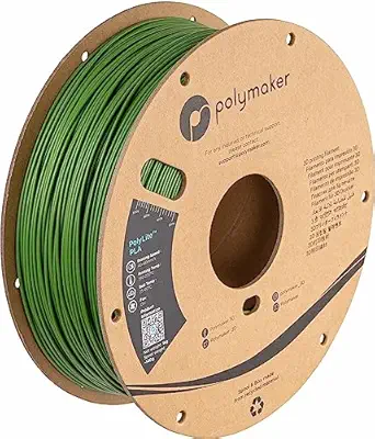 Polymaker PLA Filament, Jungle Green 3D Printing PLA Filament 1.75mm 1kg - PolyLite 3D Printer PLA Filament, Dimensional Accuracy +/- 0.03mm, Compatible with Most 3D Printer, Jungle Green