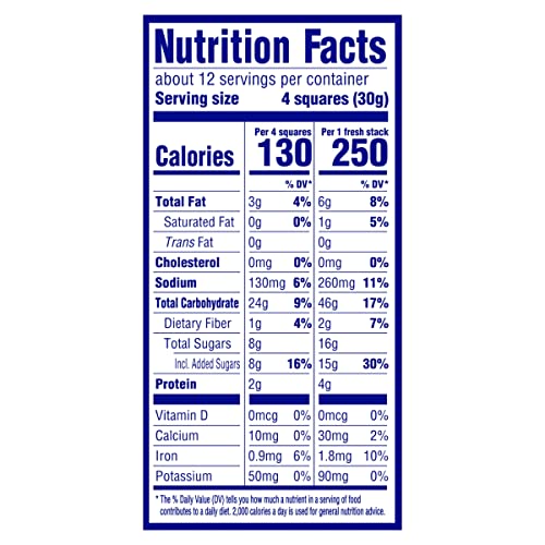 Honey Maid Fresh Stacks Graham Crackers, 1 Box Of 6 Stacks #TOP5