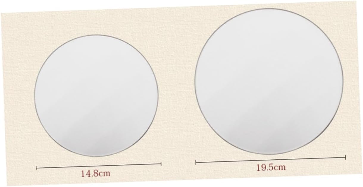 8 Inch Diy Baking Molds Set 3pcs Aluminum Alloy Round Cake Molds for Baking Live Bottom Cake Pans Crimping Design