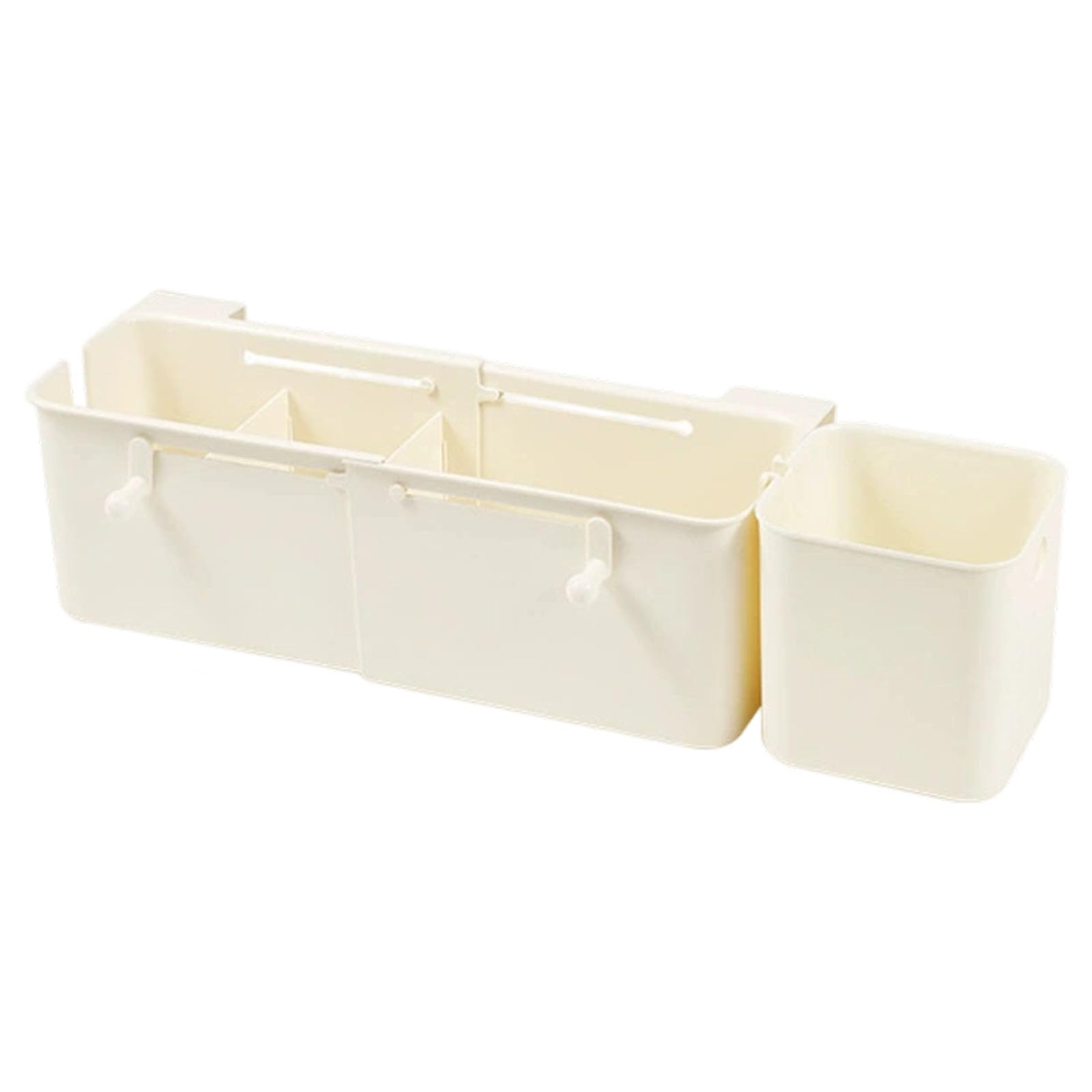 Jazuaiao Bed Storage Solution Space Efficient Hanging Basket Adjustable Design PP Construction Bedsides Organizers Multipurpose Hanging Basket