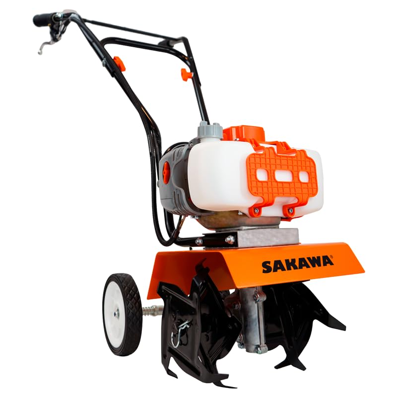 SAKAWA Motoazada Mini compacta Motor Gasolina + Aceite