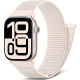 AMSKY Nylon Sport Loop Compatibile con Cinturino Apple Watch 44 mm 46mm 40mm 42mm 41 mm 45 mm 49mm 38mm, per iWatch Serie 11 10 9 8 7 6 5 4, Ultra SE 3 2 1, Galassia, (S11/10 42mm)/40mm/41mm/38mm
