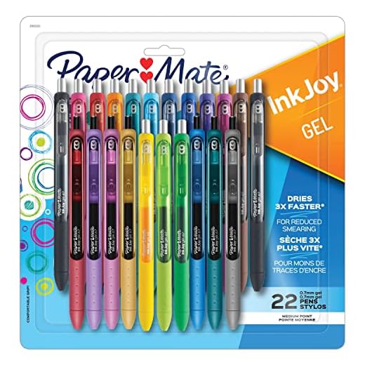 Paper Mate InkJoy Assorted Color Gel Pens