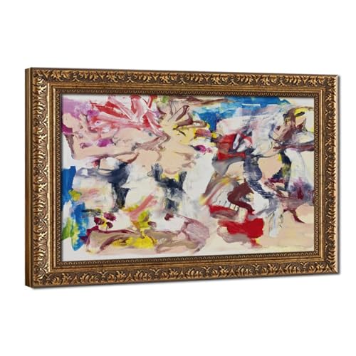 Impression sur toile East Hampton VII Willem De Kooning - Décoration murale 30x45 cm