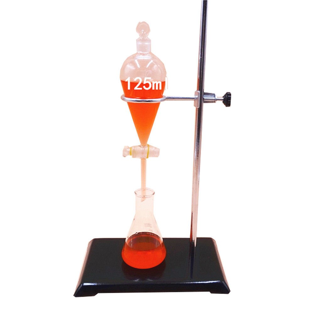 500 ml 1000 ml Neue Lab Destillation Apparat ätherisches Öl reines Wasser Brenner Glaswaren Kits w/Aufbewahrungsbox, 1000ml