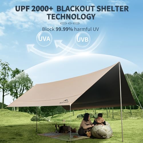 Naturehike Cloud Skies Tarp with Poles