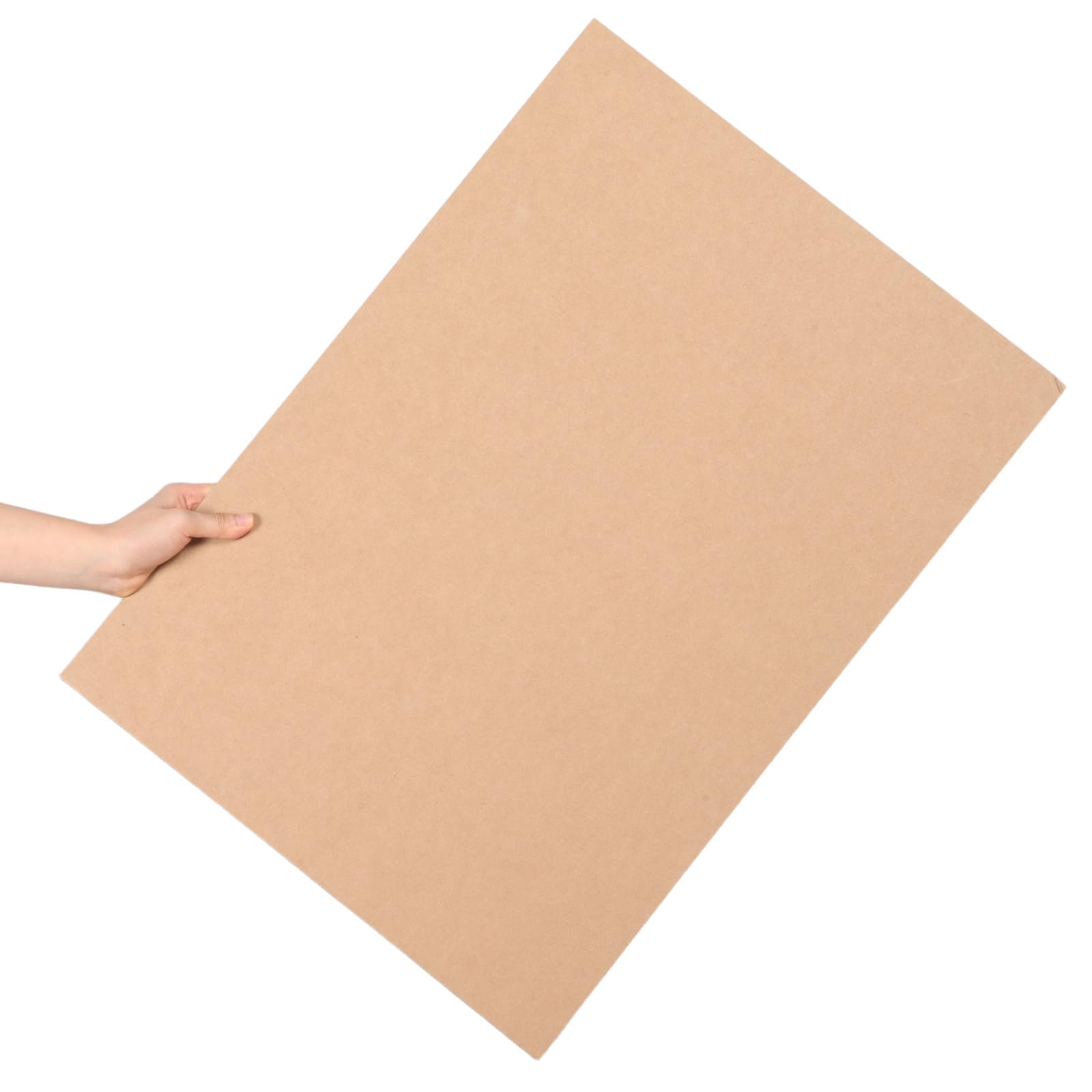 Generisch 3 Bögen brauner Kraftkarton: 22,8 x 15,7 Zoll, 0,97 lb/440 g/m² Kartonpapier, Kraftpapier zum Basteln – Einladungen, Scrapbooking, Visitenkarten, DIY-Projekte, Menüs, Etiketten