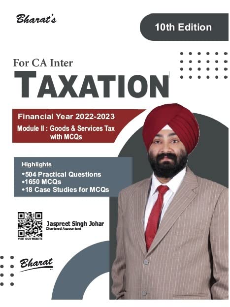 TAXATION Module II – Goods & Services Tax