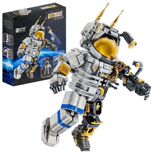 PHOEWON Astronaut Figure 860-Piece Articulated Display Model Kit 27.5 x 10 x 17.5 cm
