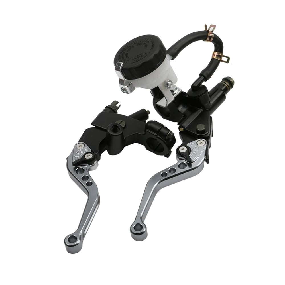 Xvasdgaer Titanium Motorcyle Universal 7/8" 22Mm Cnc Aluminum Brake Clutch Pump Levers Hydraulic Master Cylinder For 250Cc-500Cc