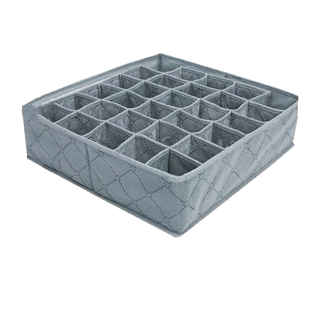 Organizzatore per Guardaroba con 30 Scomparti per Calze e Calzini (A 32 * 34 * 10 cm)