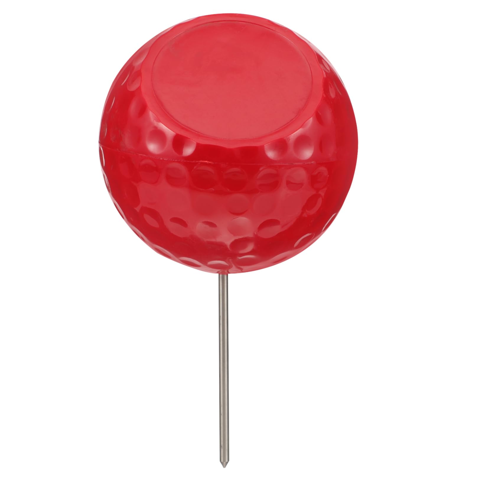 Roter Golf Tee Markierer aus Abs und Metall für Golfabschlag | Bodeneinlage, Golfmarkierungszubehör mit Feiner Verarbeitung, Leicht und Formstabil
