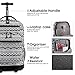 J World New York Sundance Rolling Backpack Girl Boy Roller Bookbag, Tribal, One Size