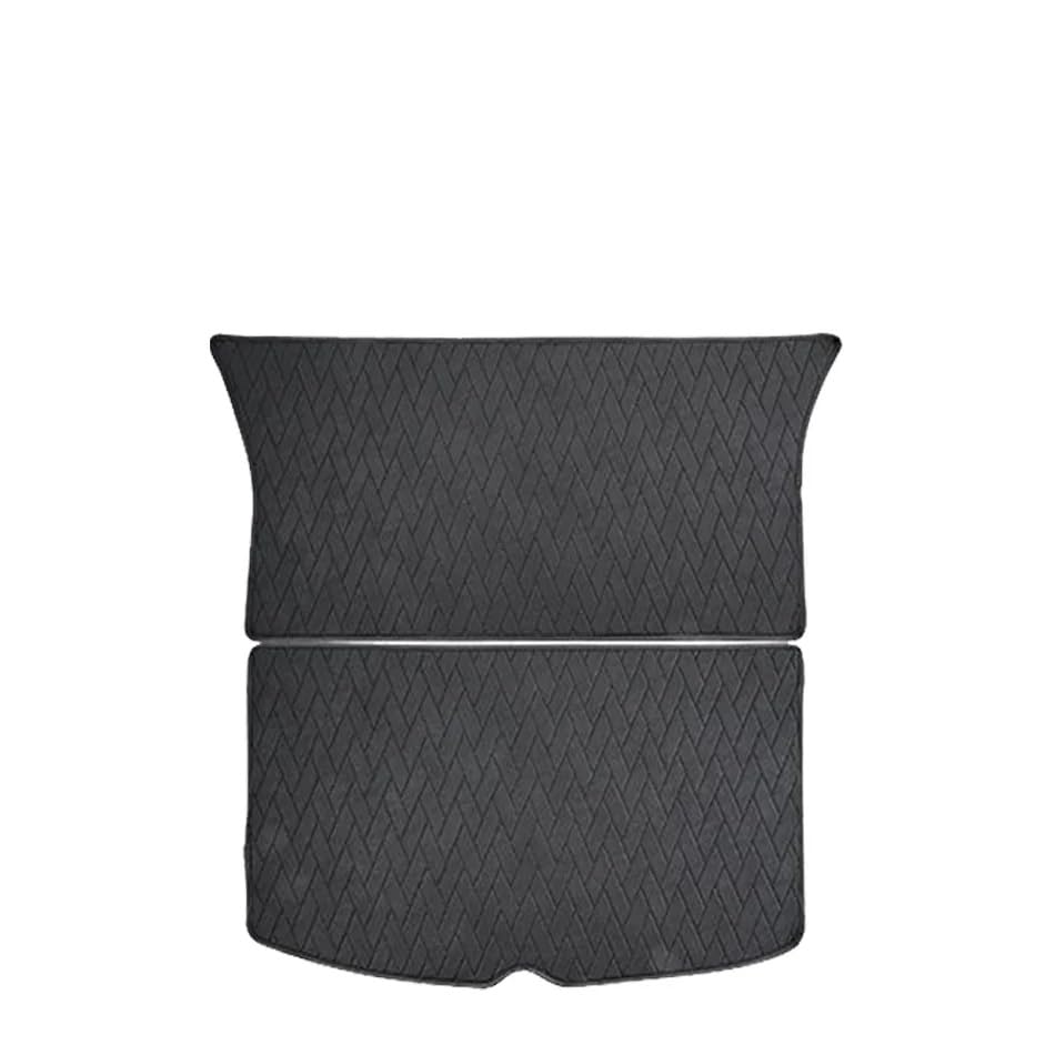 Tapis de coffre pour Tesla Model Y fini la moquette sale et abîmée