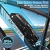 ANCHEER 27.5'' Electric Bike 500W(Peak 750W) Electric Mountain Bike, 55 Miles Range & 22 MPH, 3H Fast Charge, 48V/10.4Ah Removable Battery, Electric Bike for Adult 21 Speed Incl. Free Bike Lock #2