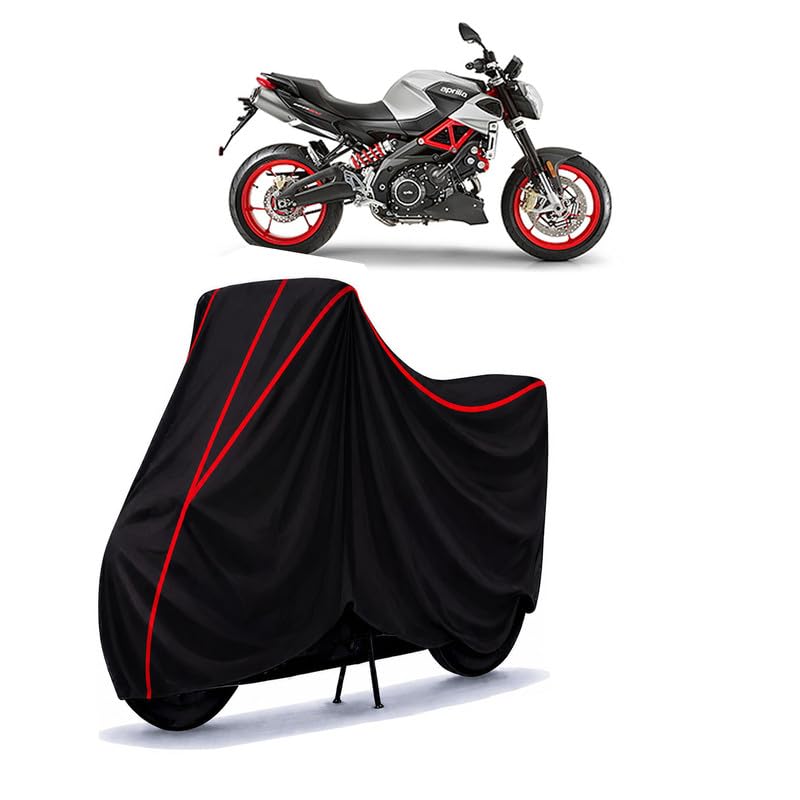 Image of Shiver 900 Water Resistant Bike Cover for All Motorcycles & Rain | Heavy Duty Taffeta Fabric | UV Protection, Dustproof, Scratchproof | All Weather Two Wheeler Body Cover with Elastic Bottom