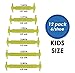 Kicks Kids Yellow - Tieless Elastic Silicone No Tie Shoelaces