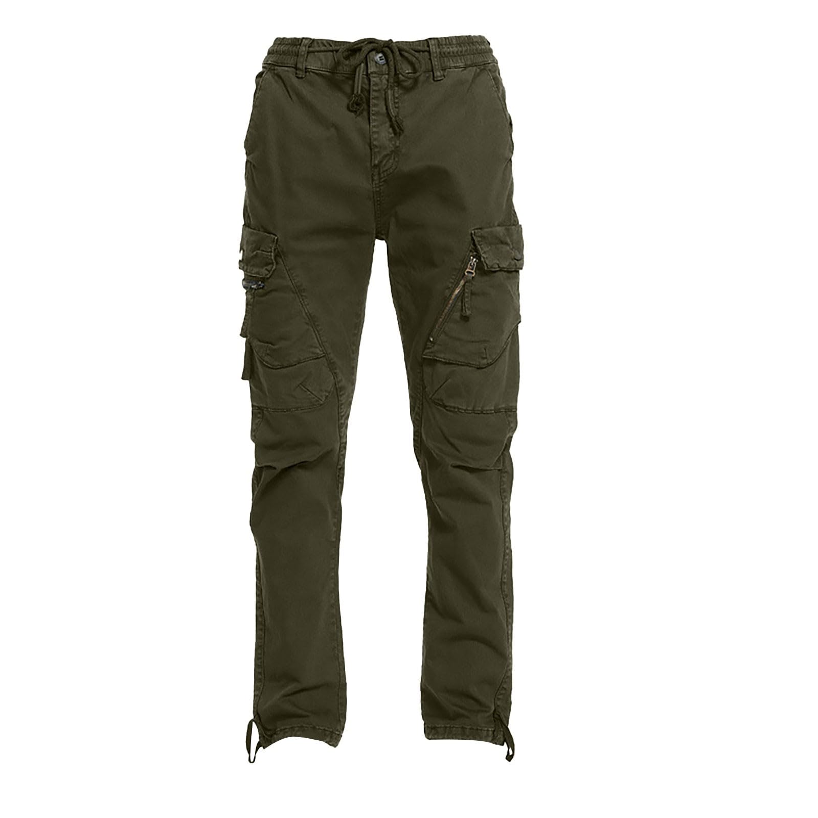 Pantalones de trabajo tipo cargo para hombre, tácticos, con bolsillos, ropa de trabajo, pantalones chinos, pantalones deportivos de camuflaje, militar, caminar, senderismo, al aire libre, pantalones