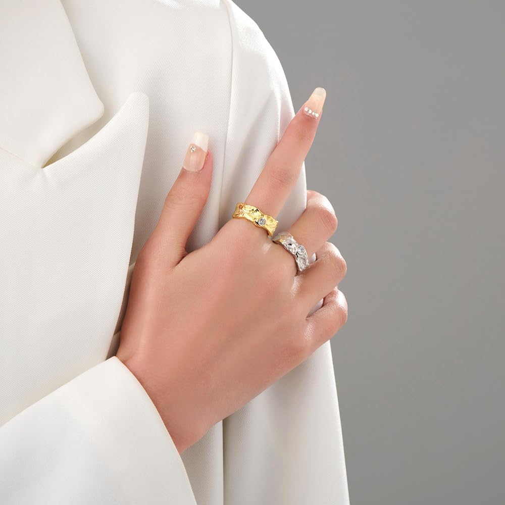 NONNYL Ring for Women Jewelry rings Gifts S925 Sterling Silver Ring Gifts for Wife Mom Girlfriend, Anniversary Birthday Fine Jewelry Gifts for Her NO11672