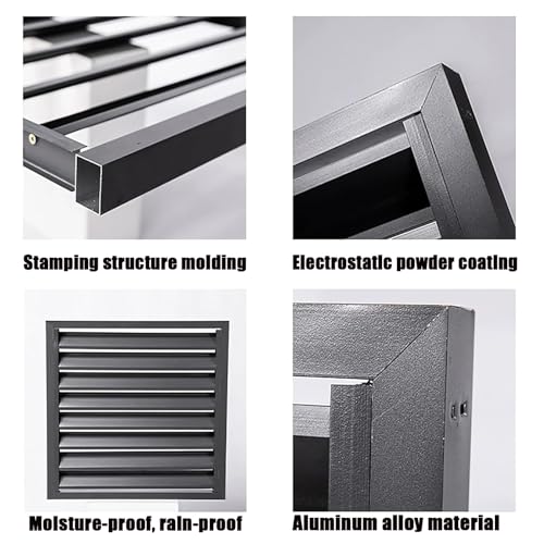 Support à fleurs en aluminium pour climatiseur extérieur pour masquer le moteur