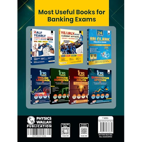 Image of PW IBPS Clerk 27 Year-wise Prelims & Mains Previous Year Solved Papers Till Nov 2025 with 15 Online CBT Tests For Exam 2026-27 | 3750 PYQs | English Edition