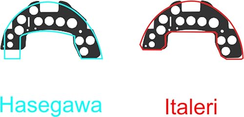 Yahu Modelo YMA7239 1/72 MC 202 Temprano para Hasegawa/Italeri Accesorios Aeronave