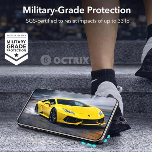 Image of Advanced Military-Grade Tempered Glass Screen Protector Compatible for Samsung Galaxy S24 FE / A36 / A56 / M56 with Edge-to-Edge Coverage - Case Friendly, Anti-Scratch & Bubble-Free Installation Kit