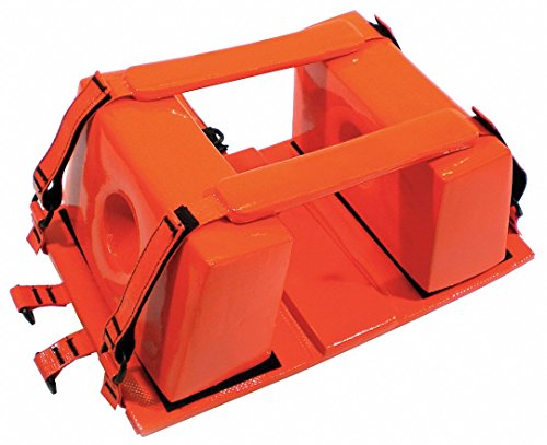 Head Immobilizer, 10-1/2x16x6-1/2, Orange