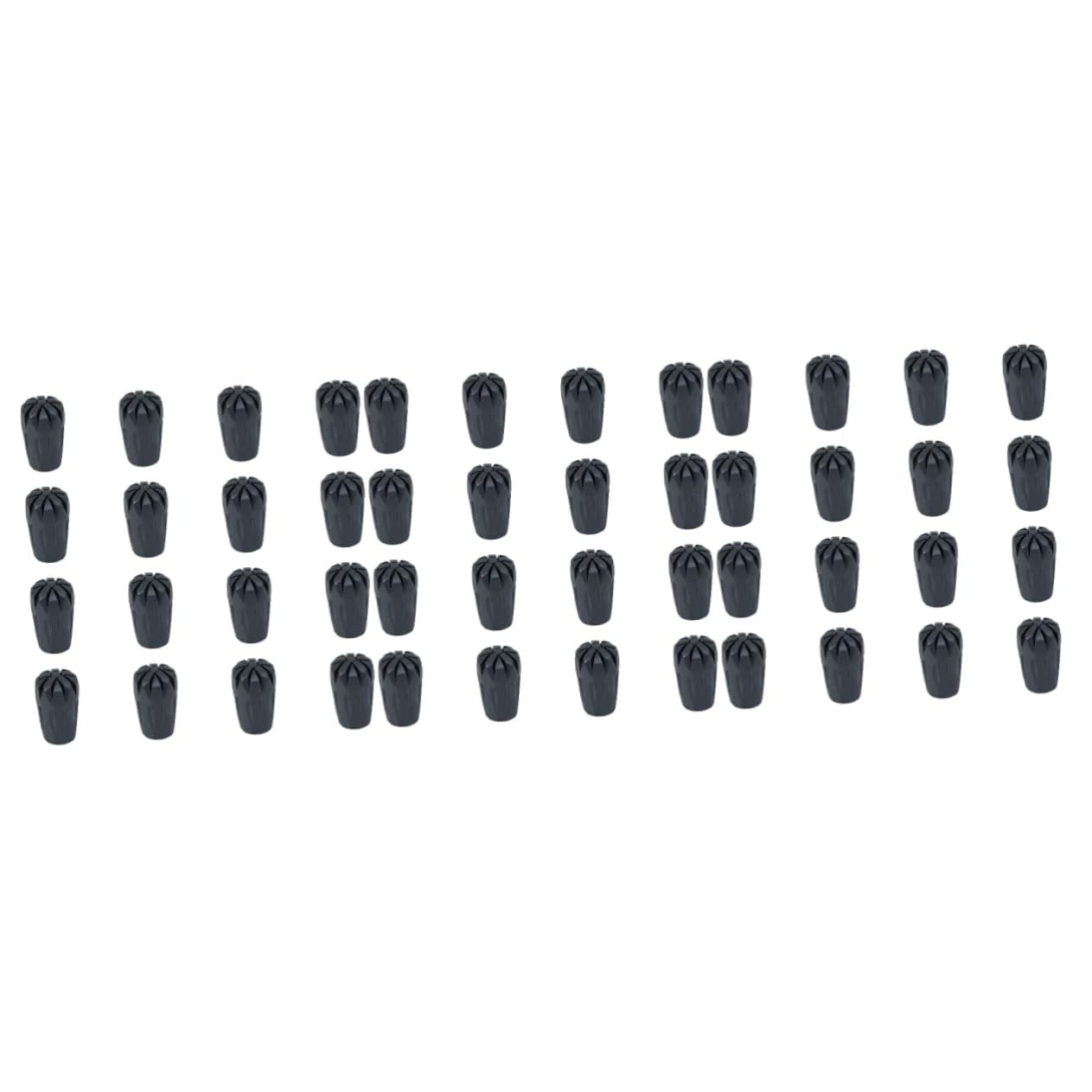 Milisten Ensemble D'embouts De Bâtons De Trekking Randonnée Poteaux Trekking Accessoires Embouts De Rechange pour Bâtons De Trekking Couverture De Bout De Caoutchouc