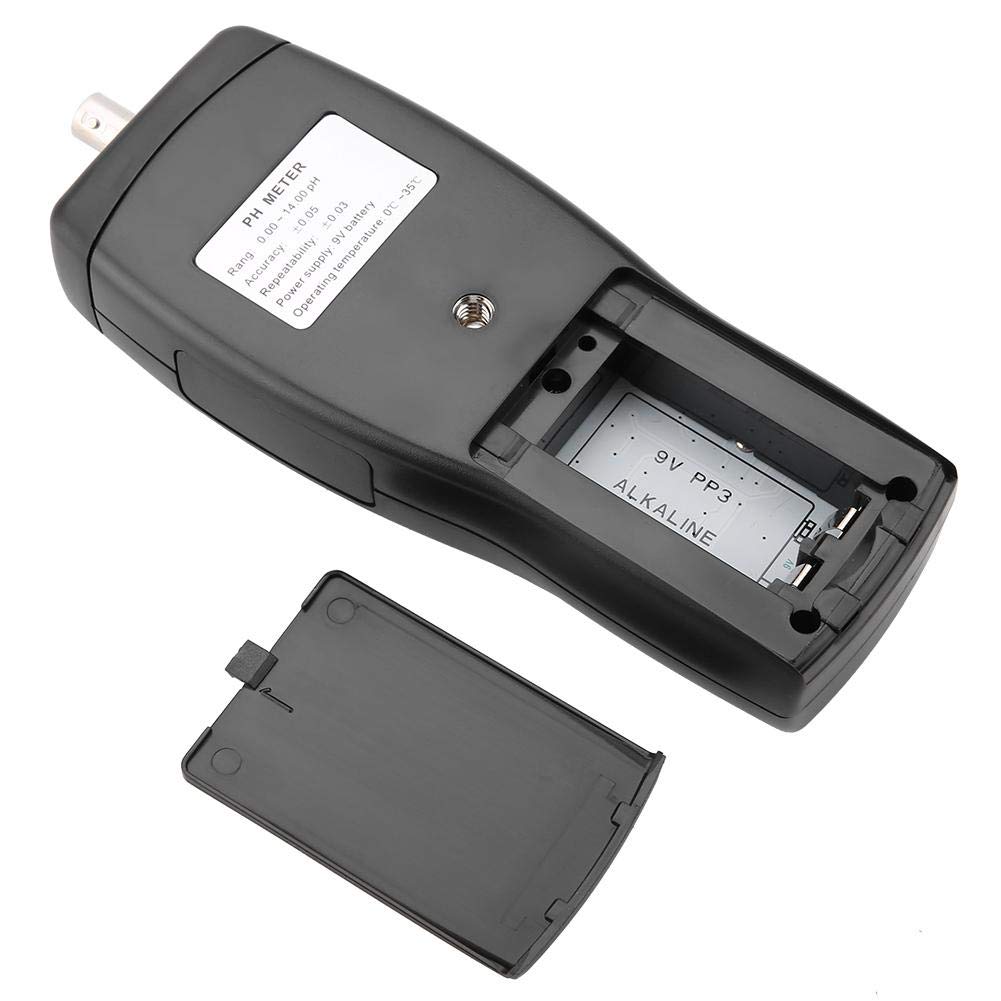 Digitales PH Messgerät Walfront Smart Sensor AS218 Digitales PH Meter Qualitätswassertest 0, 00~14, 00 Feuchtemessgerät mit Aufbewahrungsbox und Sonde
