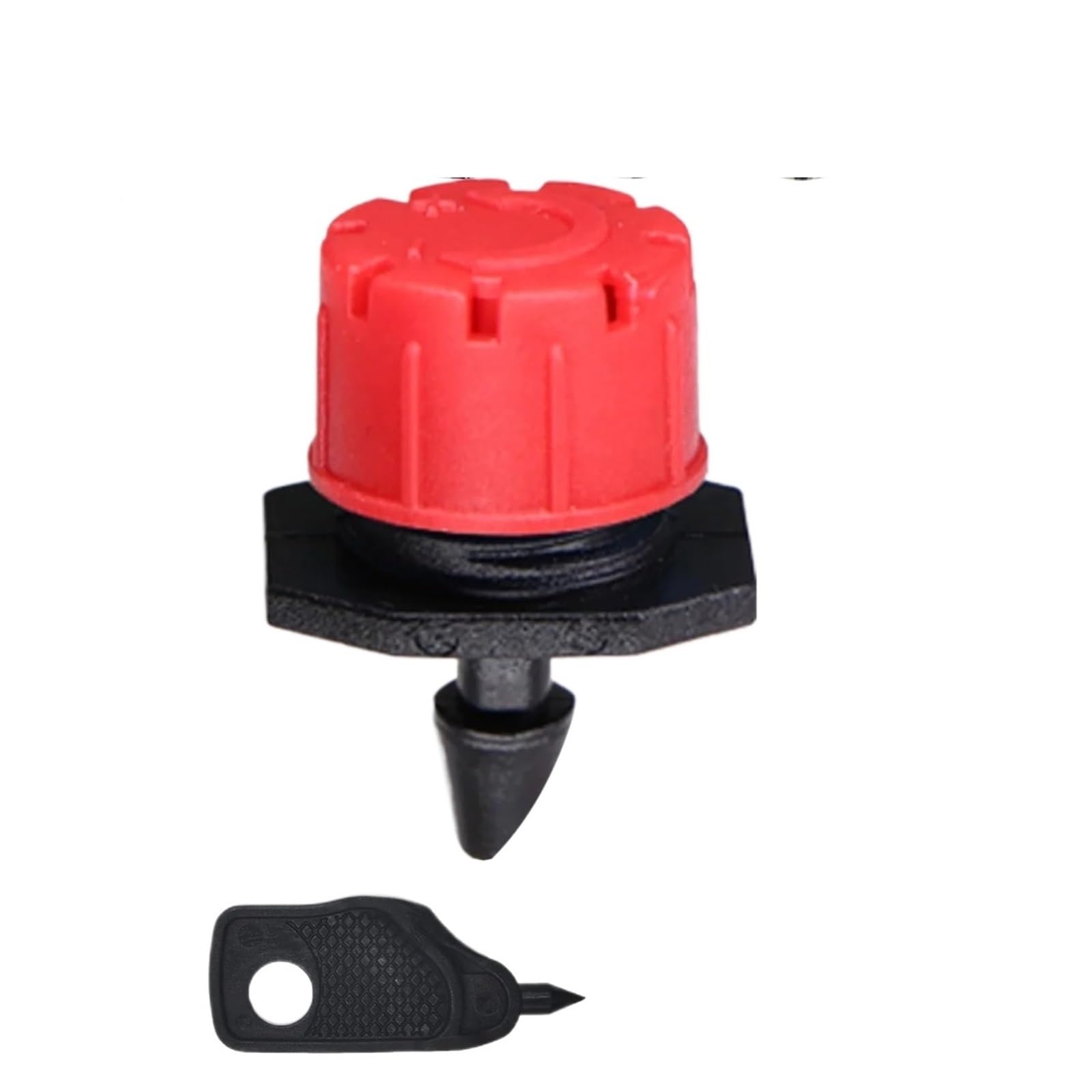 Ugello for irrigazione con gocciolatore regolabile a 4 colori e 8 fori | 4-Colour 8-Hole Adjustable Dripper Irrigation Nozzl(A-Red)
