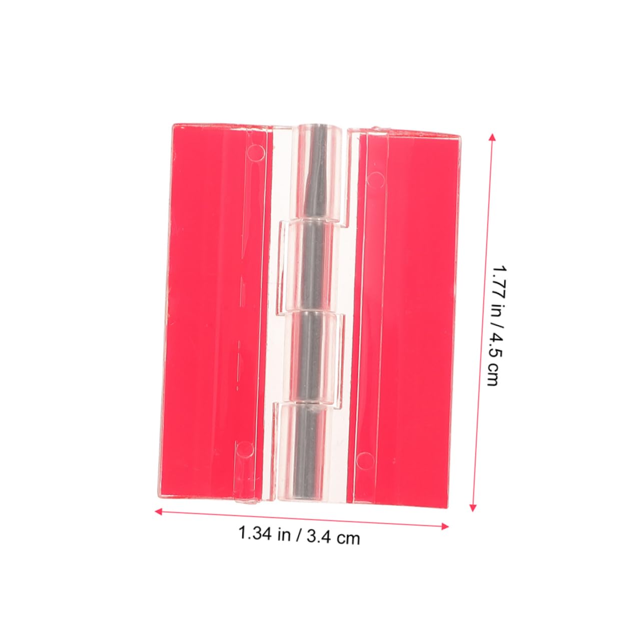 Lurrose 5 Set Cerniera Autoadesiva Cerniere Per Acquari Cerniere Per Scatole Decorative Bagno Mobilia Sostituzione Della Cerniera Del Pannello Acciaio Inossidabile 6 Pezzi * 5