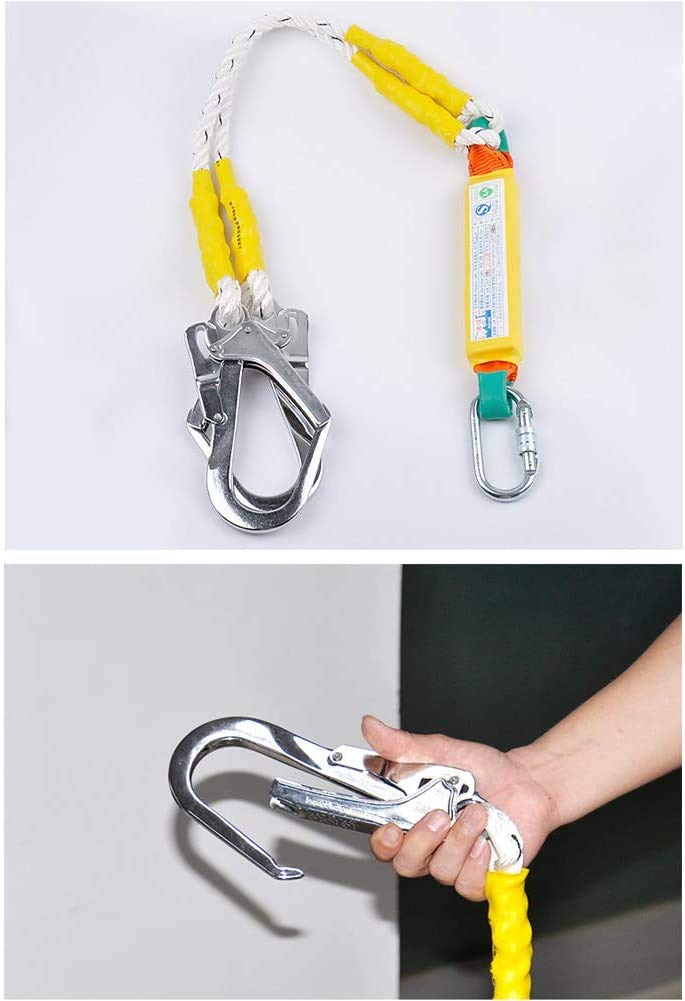 SwaYve Arnés de Seguridad de Cuerpo Completo, Protección Contra Caídas, Equipo de Protección Personal para Rescate en Incendios, Espeleología, Rapel