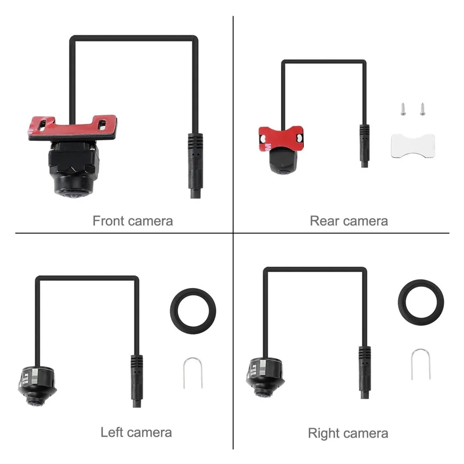 Rückfahrkamera Auto 3D 1080P Auto Multi-Winkel Kamera Super 360 Panorama DVR SVM Bird Eye Surround View Parksystem AHD VGA