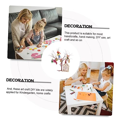 Kit DIY materiales del árbol de Navidad ideal para regalar a niños creativos 8