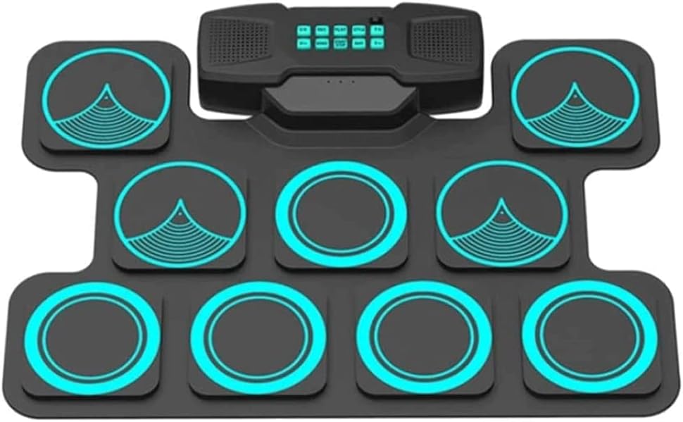LIOONS Adult Drum Electronic Drum Kit, 9 Drum Pads Ethereal Drum, Built-in Speaker Handpan Drum Tongue Drum Snare Drum