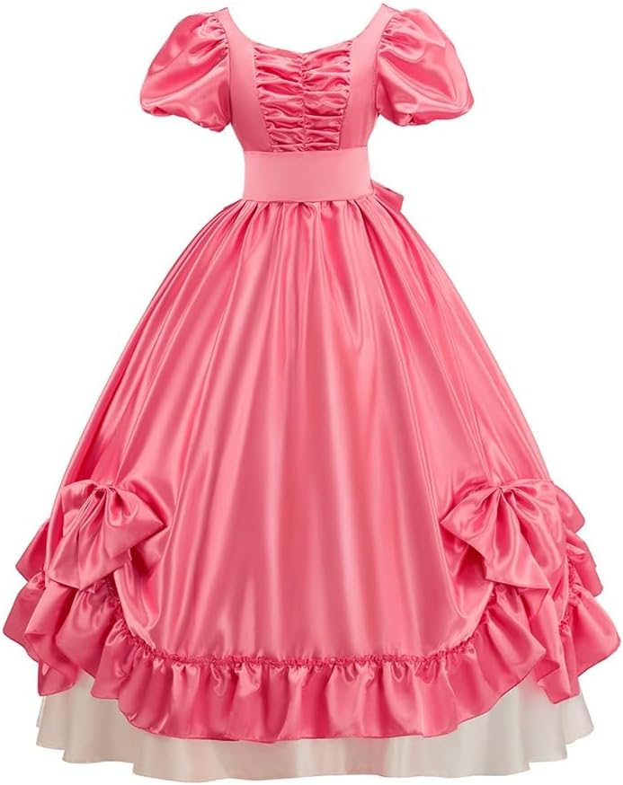 Womens Victorian Tea Party Princess Maxi Dress & Rococo Ball Gown