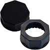 EZ-POUR Fine Threads Base Cap Kit, Spout Base Cap and Solid Block Off Cap Replacement Spout, Blitz, Gott,Rubbermaid Cans