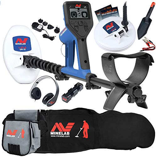 Minelab Gold Monster 1000 Bundle with Carry Bag, Finds Pouch, 2 Search Coils, and More