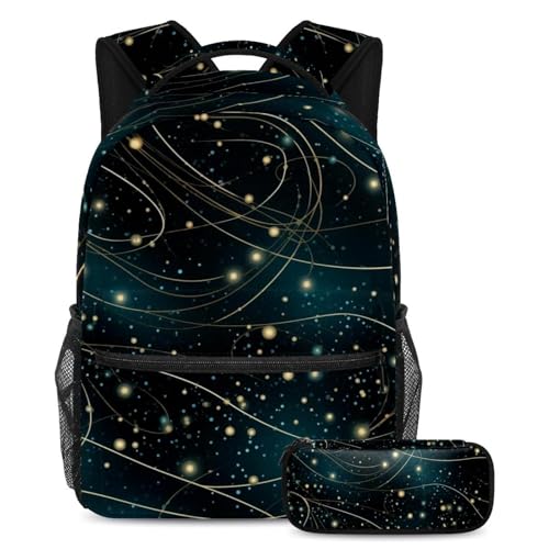 Sac à dos enfants Starry Shining : fini le désordre avec la trousse et le grand volume 42